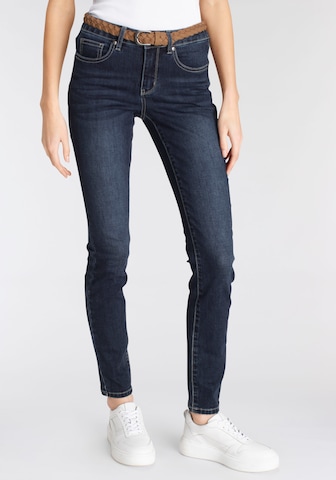 DELMAO Slim fit Jeans in Blue: front