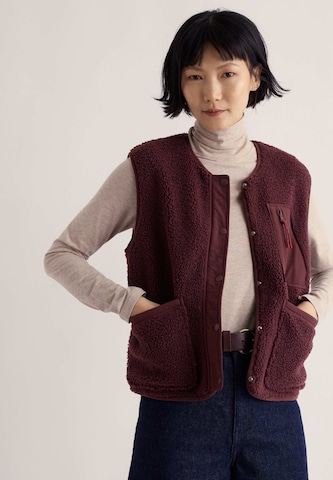 Gilet 'Penpol' di Seasalt Cornwall in marrone: frontale