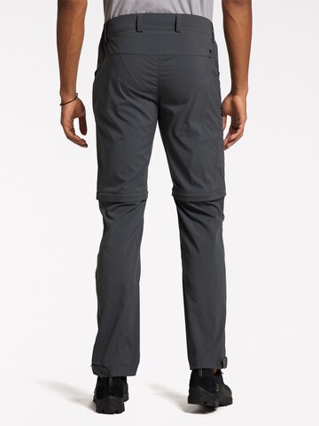 Haglöfs Regular Outdoor Pants 'Lite Standard Zip-off' in Grey