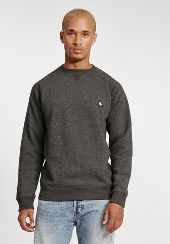 BLEND Sweatshirt 'Kuna' in Grey: front