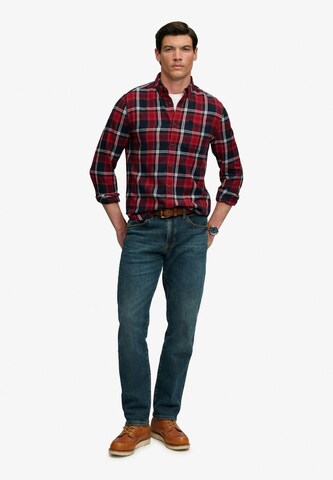 Coupe regular Chemise Superdry & Co en bleu