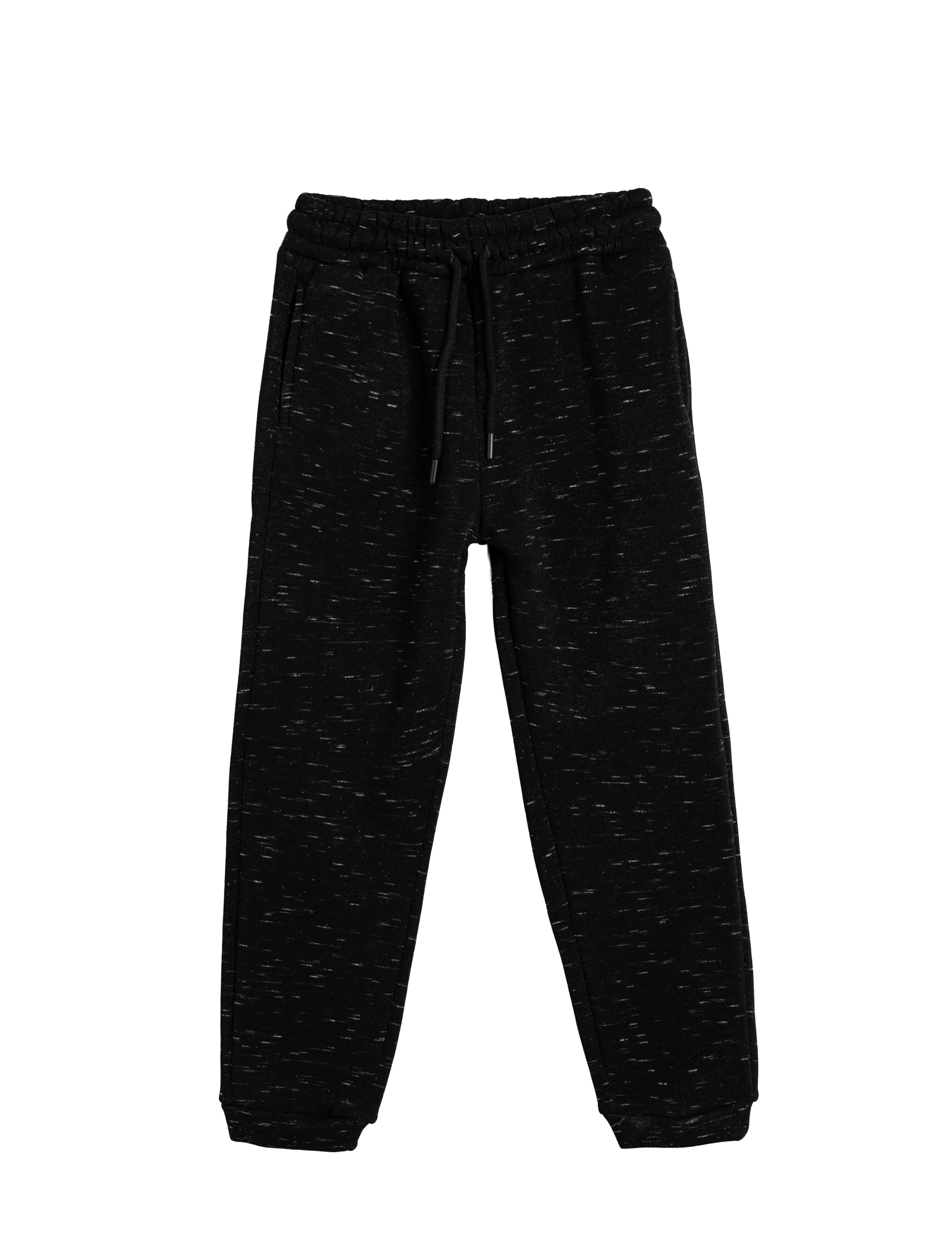 Koton Tapered Pants in Black: front