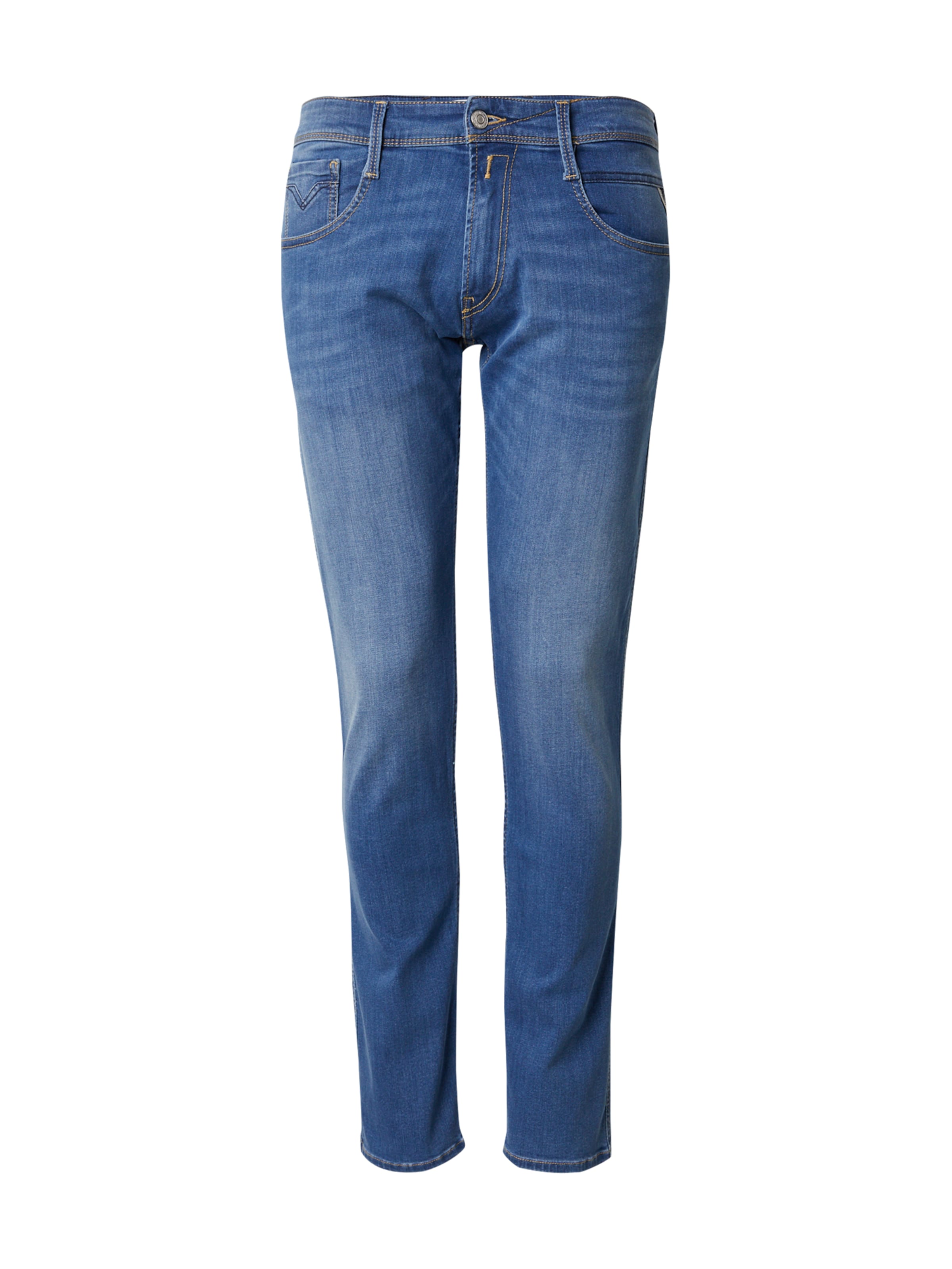 REPLAY Slimfit Τζιν 'ANBASS' σε μπλε: μπροστά