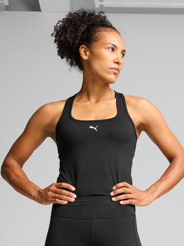 Top sportivo 'Cloudspun' di PUMA in nero: frontale