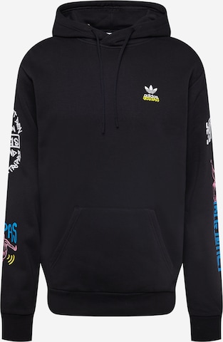 ADIDAS ORIGINALS Sweatshirt 'Graphics Unite' in Black: front