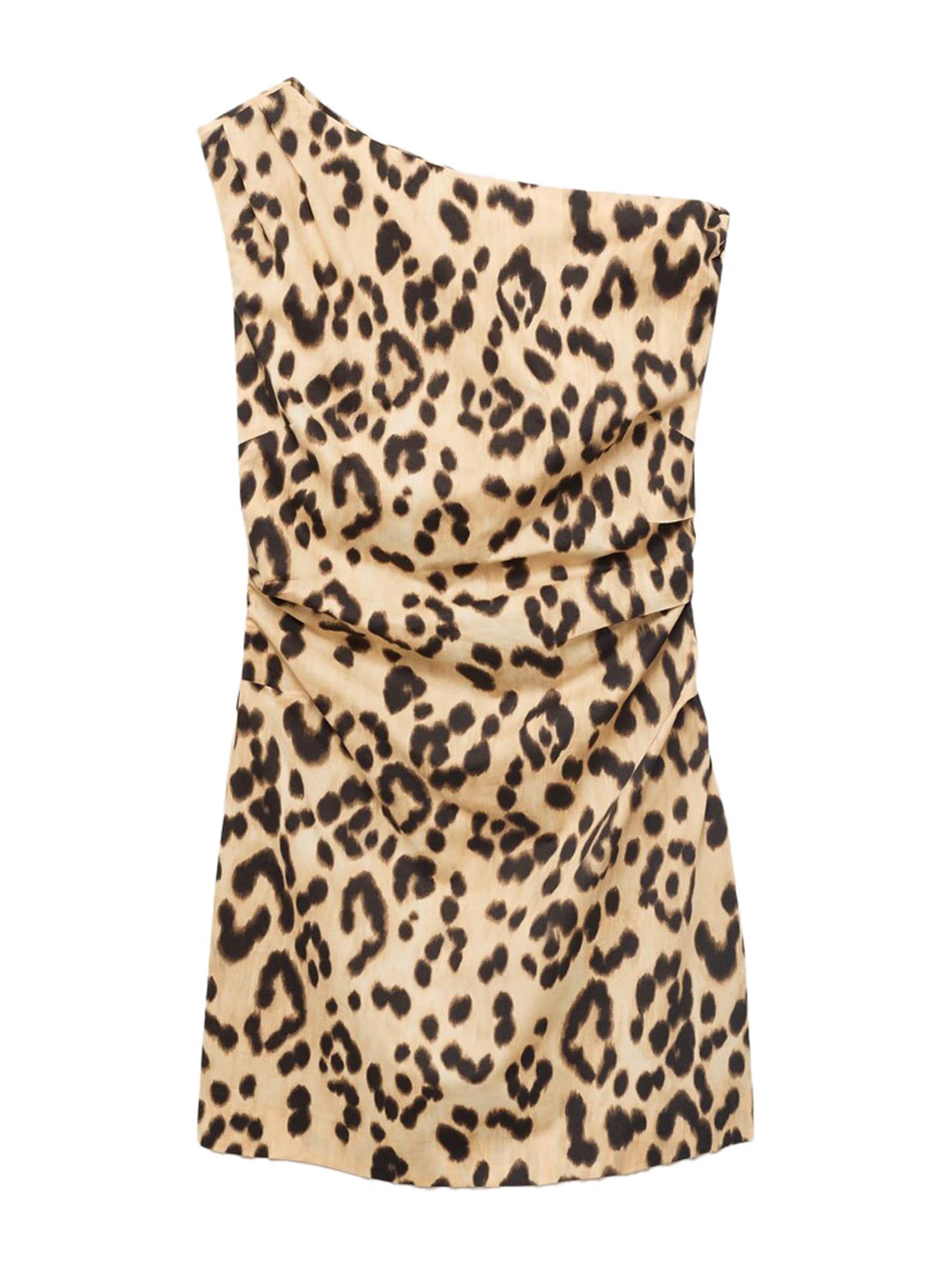 Robe 'BERNIE' MANGO en beige : devant