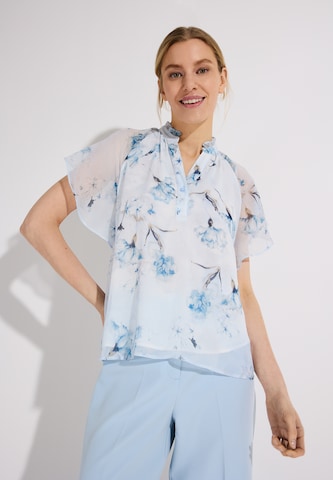 MORE & MORE Bluse in Blau: Vorderseite