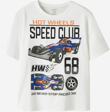 balts NAME IT T-Krekls 'NKMSIDDI HOTWHEELS': no priekšpuses