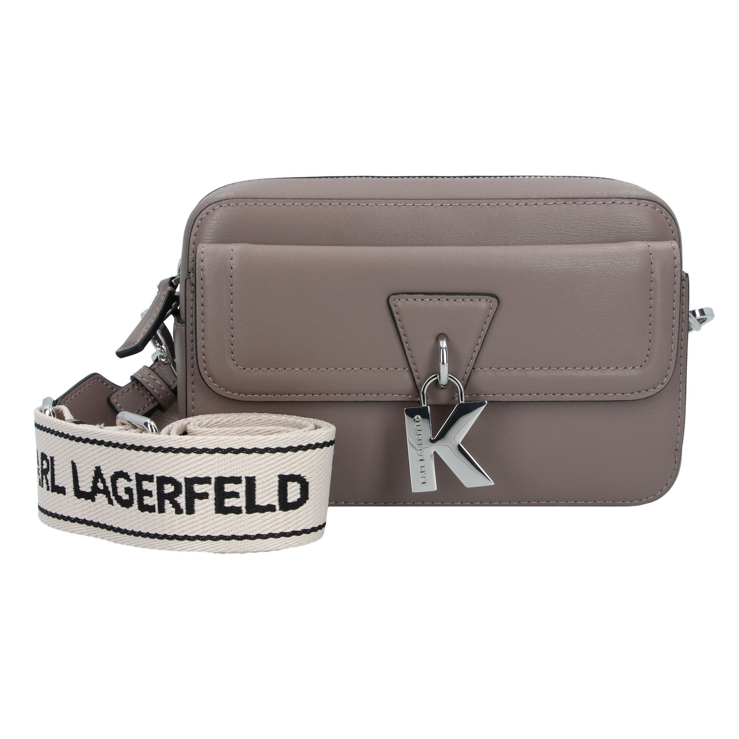 Karl Lagerfeld Crossbody bag in Brown: front