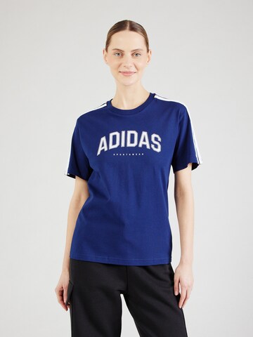 Maglia funzionale di ADIDAS SPORTSWEAR in blu: frontale