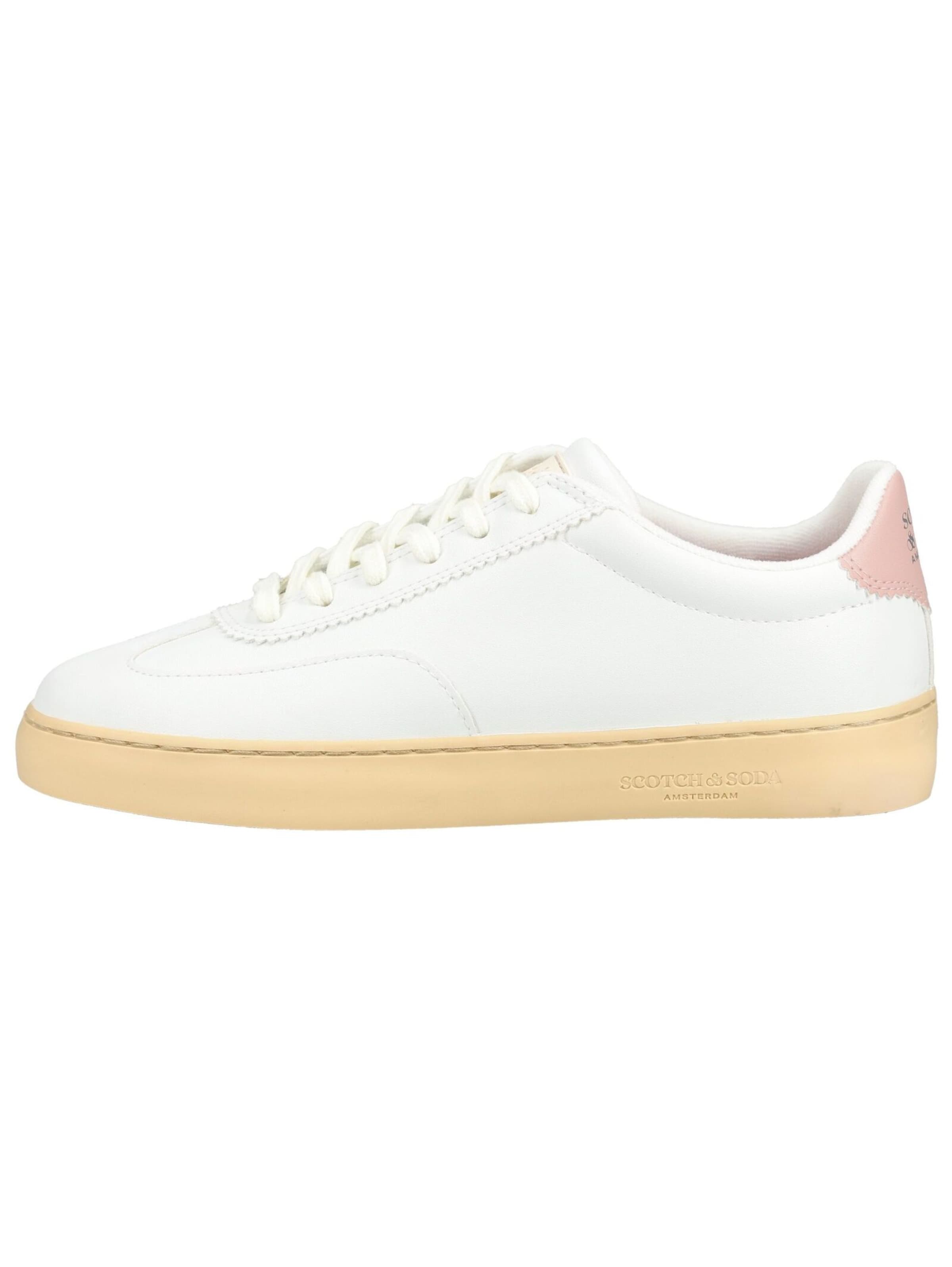 Baskets basses SCOTCH & SODA en blanc
