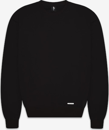 Sweat-shirt Dropsize en noir : devant