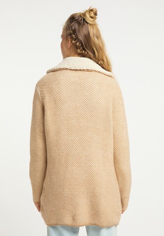 Manteau en tricot usha FESTIVAL en beige