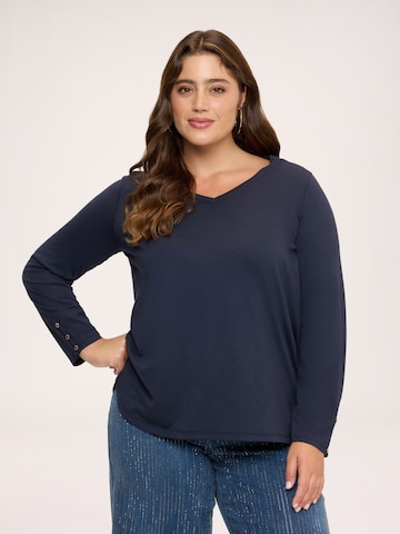 T-shirt Fiorella Rubino en bleu