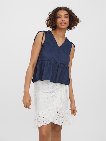 T-shirt 'SOFIA' VERO MODA en bleu : devant