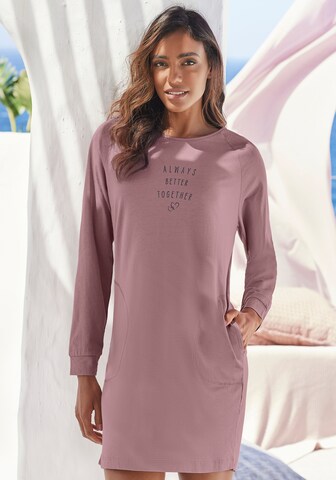 Chemise de nuit VIVANCE en rose : devant