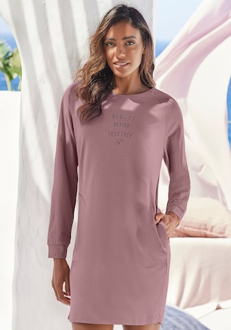 Chemise de nuit VIVANCE en rose : devant