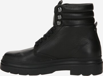 Calvin Klein Lace-Up Boots in Black