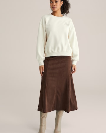 WE Fashion Sweatshirt in White