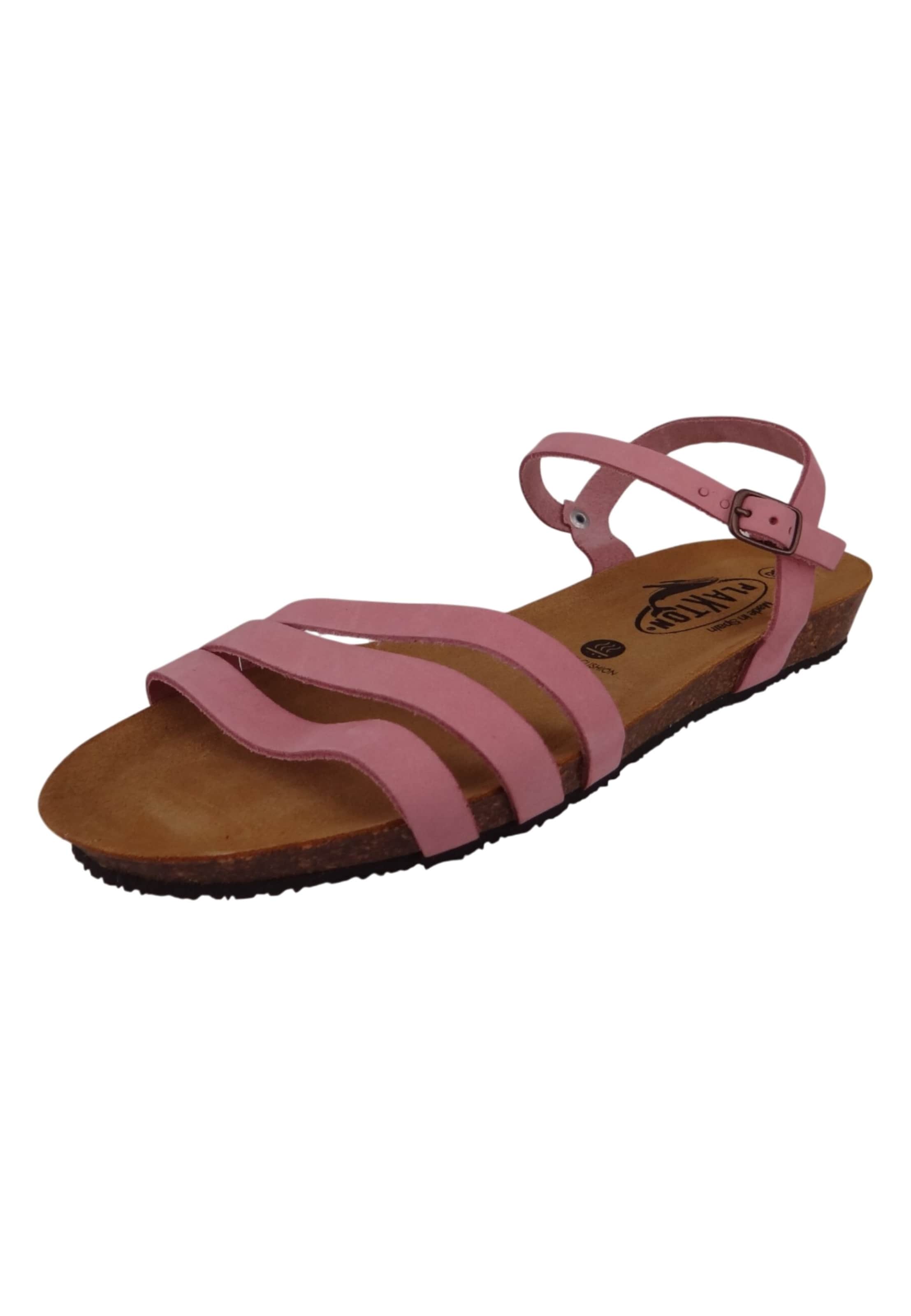 Plakton Sandales à lanières 'Fran Alou' en rose ancienne, Vue avec produit