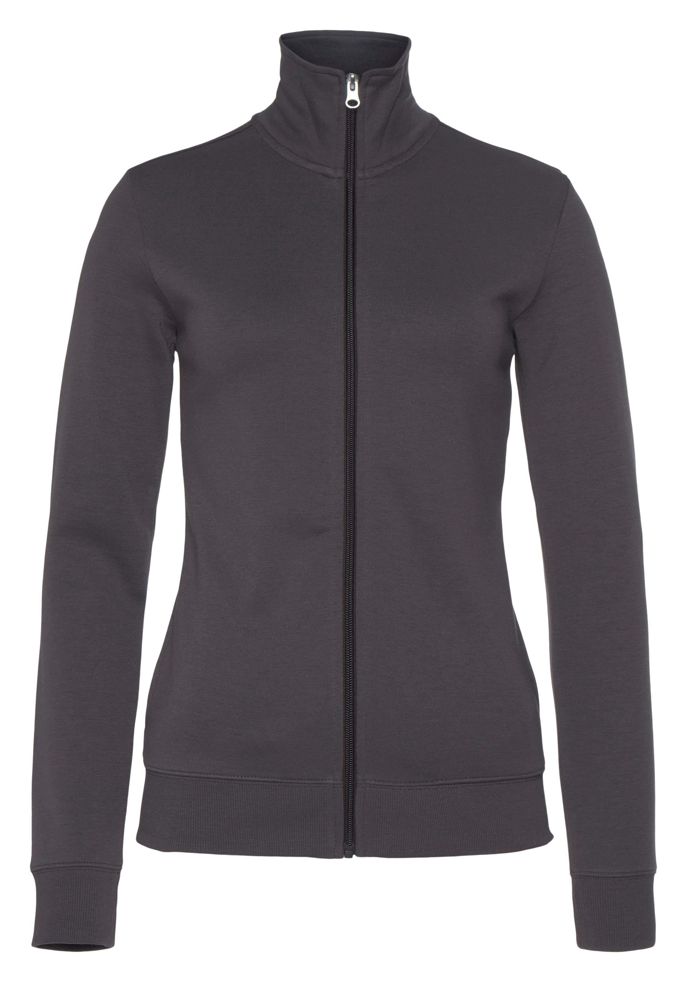 BENCH Sweat jacket in Grey: front