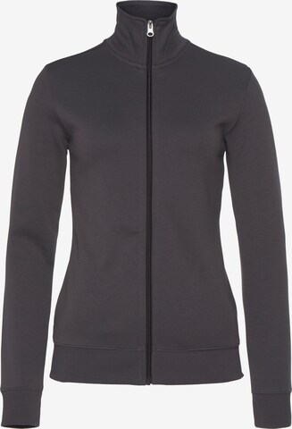 BENCH Zip-Up Hoodie in Grey: front