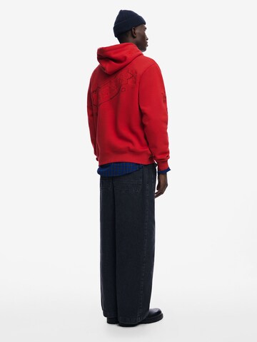 Desigual - Sudadera en rojo