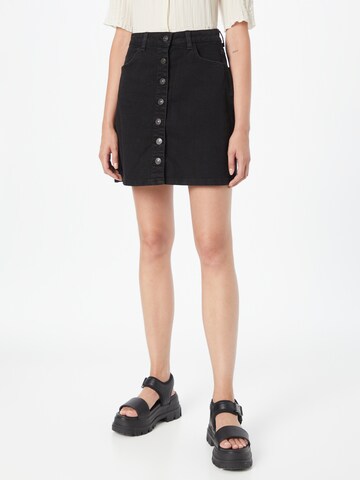 PIECES - Falda 'Peggy' en negro: frente