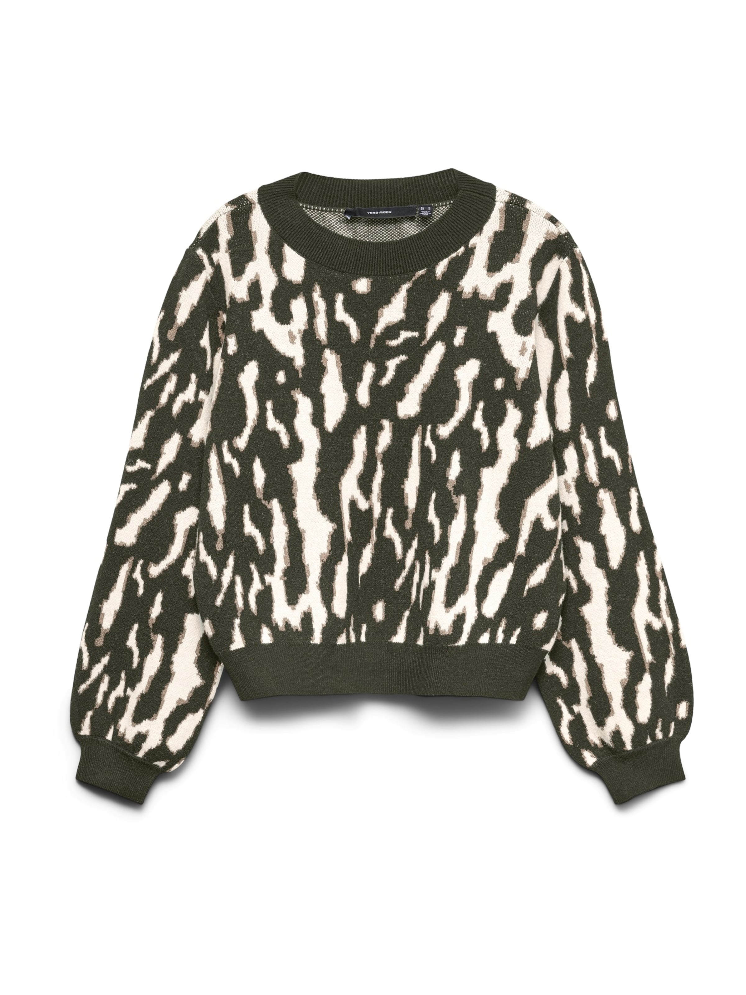 VERO MODA Sweater 'VMNANCY' in Green: front
