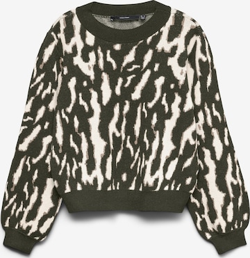 VERO MODA Sweater 'VMNANCY' in Green: front