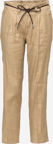 BRAX Kalhoty se sklady v pase – béžová: přední strana