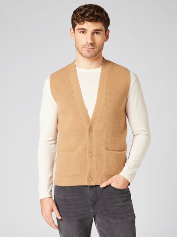 ABOUT YOU x Kevin Trapp Cardigan 'Jerome' i brun: forside