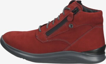 Ganter High-Top Sneakers in Red