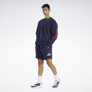 Reebok Regular Панталон в синьо