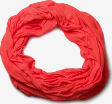 styleBREAKER Schlauchschal 'Jersey Loop in Crash Optik' in Orange: Vorderseite