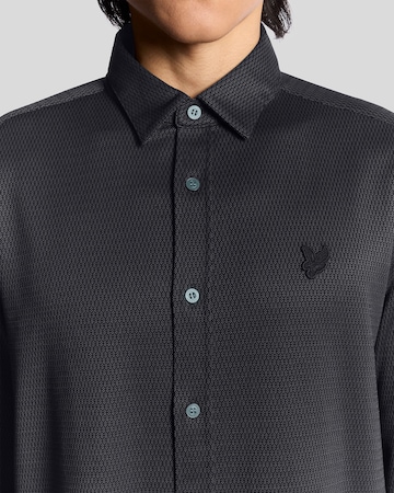 Lyle & Scott Regular fit Overhemd in Blauw