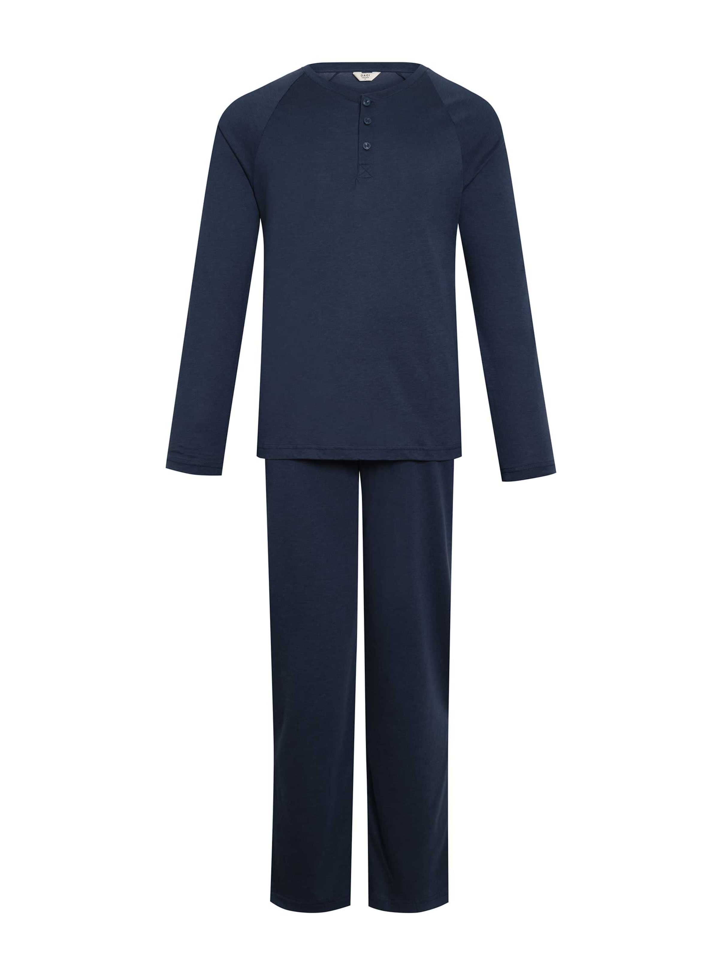 Dagi Пижама длинная в Синий: спереди