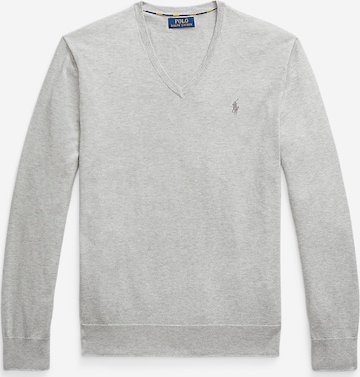 Polo Ralph Lauren Sweater 'LS SF VN PP-LONG SLEEVE-SWEATER' in Grey: front