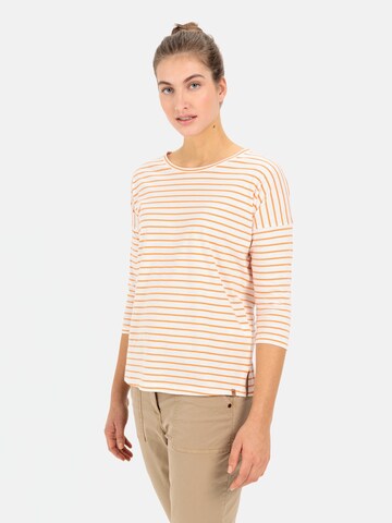 CAMEL ACTIVE Jersey T-Shirt aus zertifizierter Baumwolle in Orange: Vorderseite