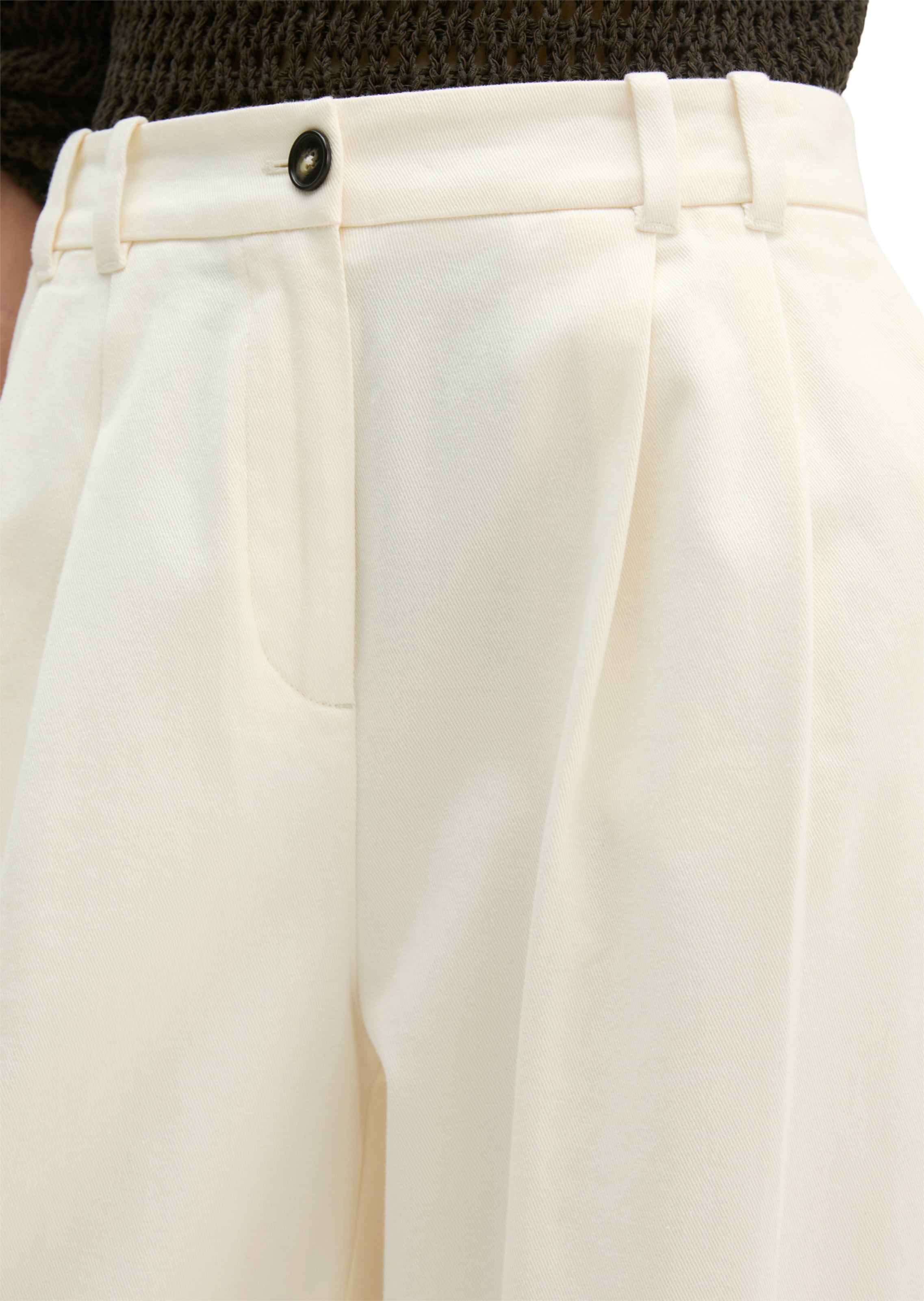Marc O'Polo Loosefit Hose in Weiß
