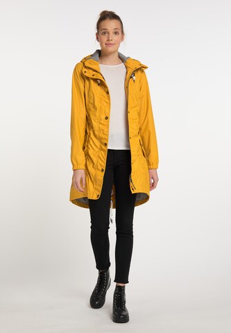 Schmuddelwedda Between-seasons coat in Yellow