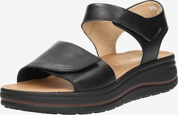 Sandales 'Woogie Natural' Hartjes en noir : devant