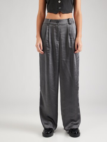 Wide Leg Pantalon à pince 'Hudson' modström en gris : devant