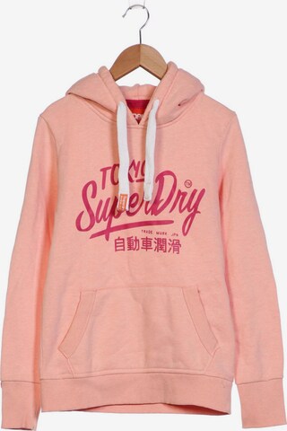 Superdry Sweatshirt & Zip-Up Hoodie in S in Orange: front