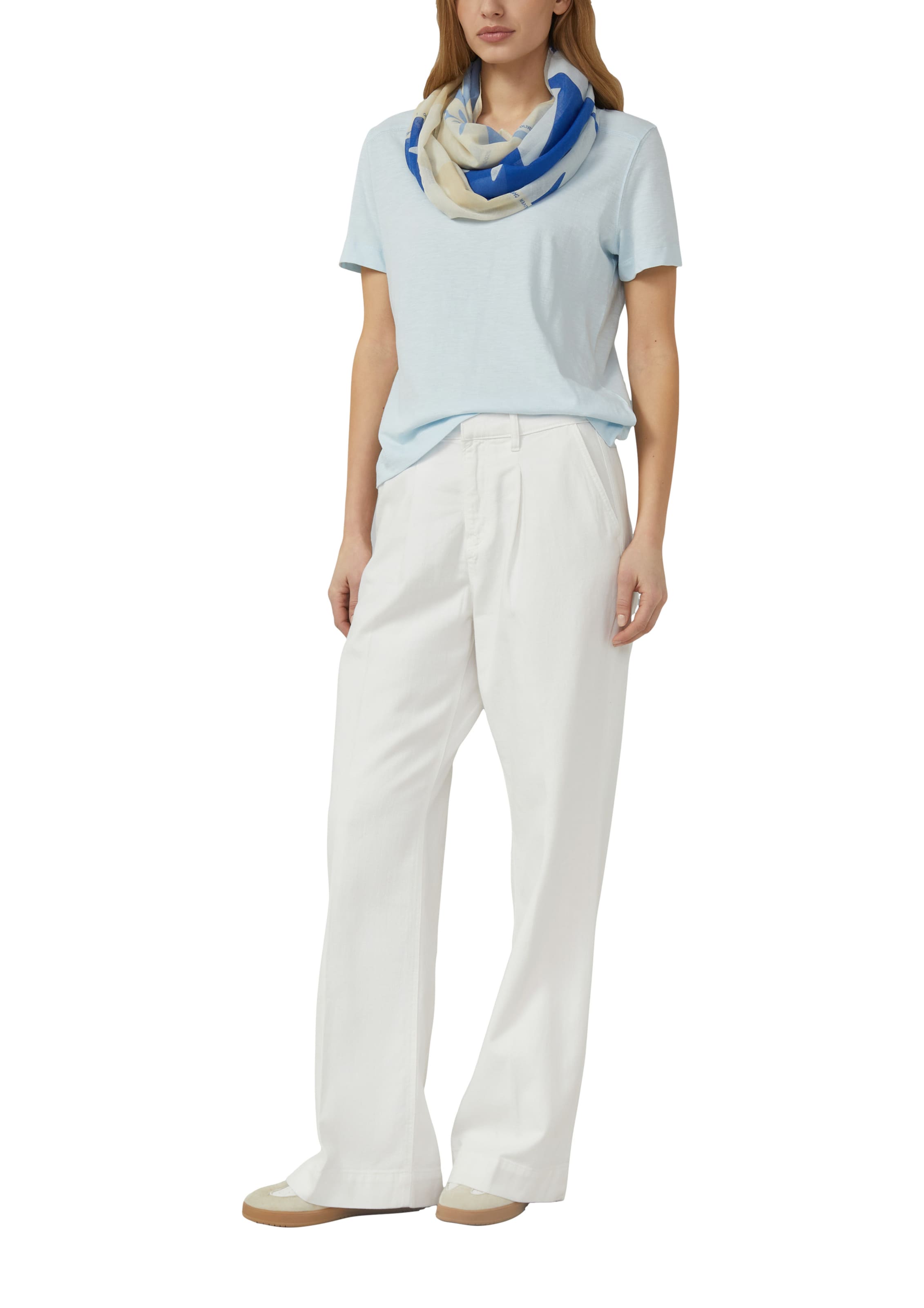 s.Oliver Tunnelsjaal in Blauw