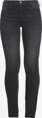 Le Temps Des Cerises Slim fit Jeans 'PULPHIGH' in Black: front