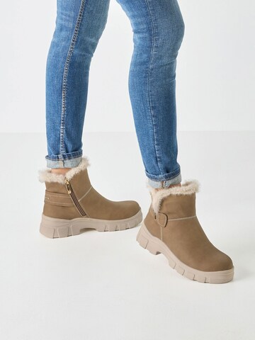 Bottines Tamaris en marron