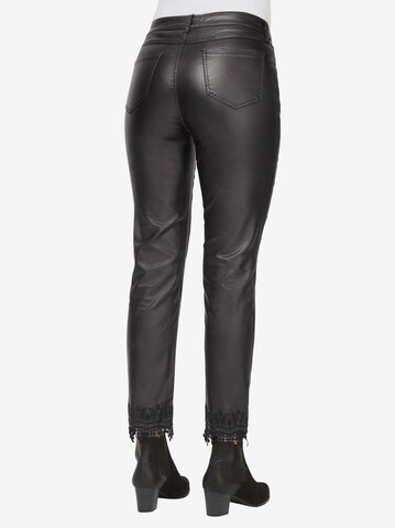 Regular Pantalon Linea Tesini by heine en noir