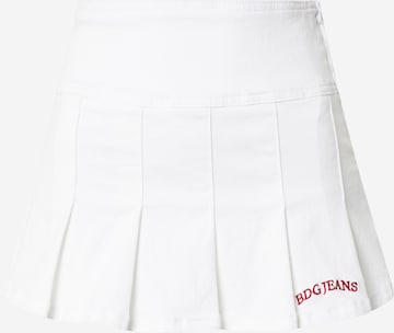 BDG Urban Outfitters Skjørt 'KILT' i hvit: forside