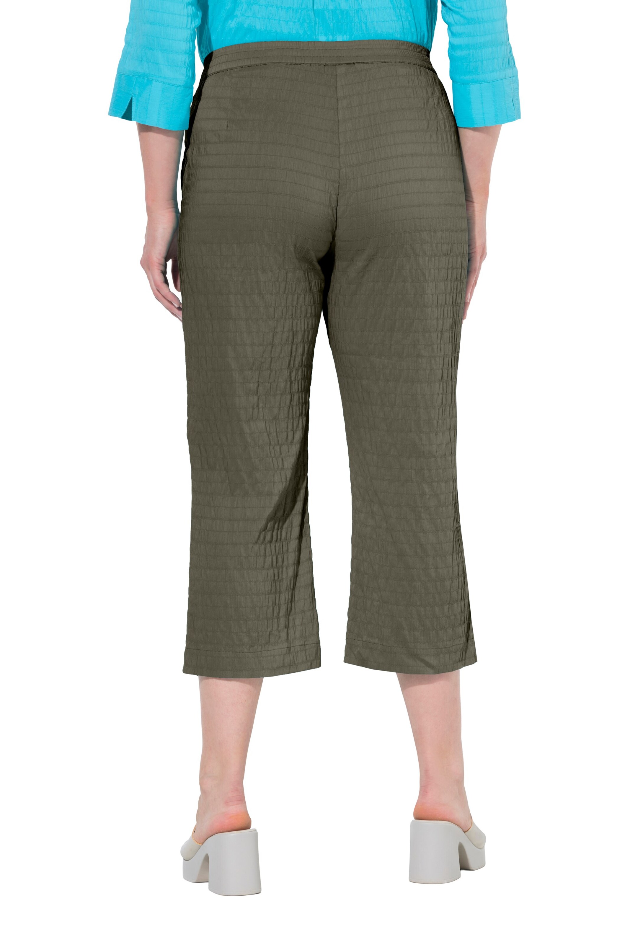Ulla Popken Loose fit Trousers in Green